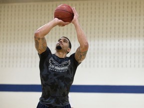 London Lightning small forward Julian Boyd was dogged by bad luck every step of his college career, tearing three knee ligaments in two years. But the 26-year-old Texan refuses to look back, and is focused on moving forward. (CRAIG GLOVER, The London Free Press)
