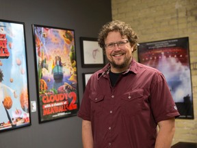 Kris Pearn, director of Bron Animation, poses for a photo in the animation studio's new Richmond Street office in London, Ont. on Tuesday October 18, 2016. Craig Glover/The London Free Press/Postmedia Network