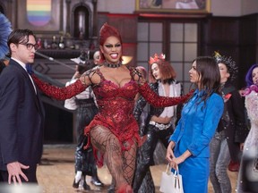 Ryan McCartan, Laverne Cox and Victoria Justice in The Rocky Horror Picture Show premiering Thursday, Oct. 20 (8:00-10:00 PM ET/PT) on FOX. (Steve Wilkie/FOX)