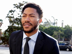 Derrick Rose and two friends were cleared by a jury in Los Angeles in a lawsuit that accused them of gang raping Rose's ex-girlfriend when she was incapacitated from drugs or alcohol. (Nick Ut/AP Photo)