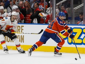 Jordan Eberle has put up five points in the Oilers first four games this season. (Ian Kucerak)