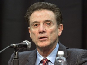 Louisville head basketball coach Rick Pitino. (AP/Timothy D. Easley)