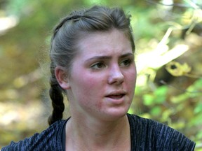 Valley Heights' Mackenzie Penner won the NSSAA senior girls cross-country Wednesday race at VHSS. (CHRIS ABBOTT/TILLSONBURG NEWS)