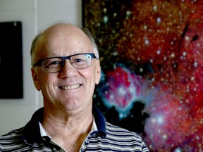 Martin Duncan, an astrophysicist at Queen's University, and his wife, composer Martha Hill-Duncan, will co-host “October Skies” Saturday night at Chalmers United Church. (Ian MacAlpine /The Whig-Standard)