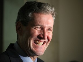 Pallister laughing