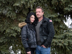 Caleb Seeton is shown with fiancé Courtney Millar. The couple wants to give back to the community after Seeton attempted suicide in January, resulting in a police standoff in the Greenbury neighbourhood. - Photo by Marcia Love