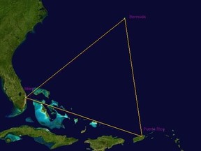 Bermuda Triangle. (NASA photo provided by Wikimedia Commons)