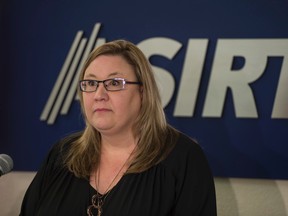 Susan D. Hughson, Q.C., Executive Director of ASIRT, released the outcome of an investigation into allegations of theft of an airsoft gun and insurance fraud from a collision a Spruce Grove/RCMP member was involved with. October 21, 2016. Photo by Shaughn Butts / Postmedia
