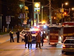 Police charged a man with impaired driving after his vehicle hit a hydro pole on Saturday night. (PASCAL MARCHAND PHOTO)