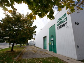 Veresen Inc.?s existing London District Energy plant on Bathurst Street. (CRAIG GLOVER, The London Free Press)