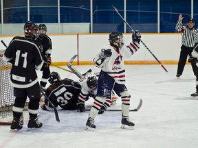 The Huskies have just started their season but have already claimed two victories out of three games. The home team won 8-5 in their fight against the Taber Oil Kings on Friday. | Caitlin Clow photo/Pincher Creek Echo
