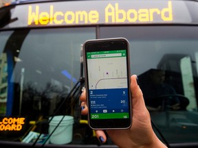 The City announced that Edmonton Transit System (ETS) has installed Smart Bus technology on all 928 buses in its fleet. (David Bloom/Postmedia)