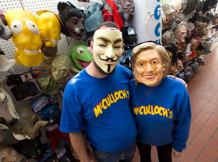 Theatrical and Halloween Masks in London, Ontario - McCullochs Costume