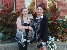 St. Clair Township's new coordinator of community programs Michelle Dennis and St. Clair Township's Linda Kennedy. 
CARL HNATYSHYN/SARNIA THIS WEEK