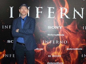 Director Ron Howard arrives at a special screening of 'Inferno' at the Directors Guild of America Theatre on Tuesday, Oct. 25, 2016, in Los Angeles. (Photo by Jordan Strauss/Invision/AP)