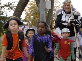 File photo - Kids from Lord Lansdowne Public School in Toronto take part in a Halloween parade back in 2010. (Postmedia Network files)