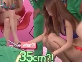 A scene from the South Korean TV hit Ajae Game Show