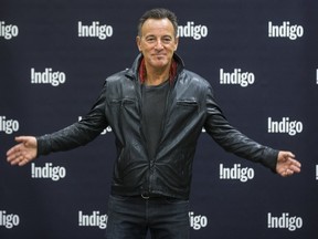 Bruce Springsteen arrives at Indigo Bay & Bloor to meet with fans and promote his autobiography - Born To Run - in Toronto, Ont. on Thursday October 27, 2016. Ernest Doroszuk/Toronto Sun/Postmedia Network