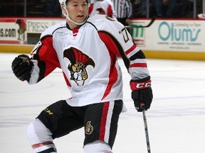 Curtis Lazar has embraced his role with the Binghamton Senators, especially 
playing point on the power play.