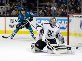 With starter Johnathan Quick out of the picture for three months, the L.A. Kings are counting on backup Peter Budaj to hold down the fort. (AP Photo)