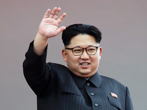 In this May 10, 2016 file photo, North Korean leader Kim Jong Un waves at parade participants at the Kim Il Sung Square in Pyongyang, North Korea. If North Korea has been a foreign policy headache for Barack Obama’s presidency, it threatens to be a migraine for his successor. (AP Photo/Wong Maye-E, File)