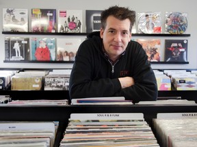 Mike Todd owns and operates Speed City Records in London and says resurgence of vinyl began several years ago. (DEREK RUTTAN, The London Free Press)