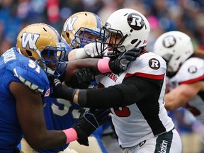 The Blue couldn't hold back the Redblacks. (CANADIAN PRESS)