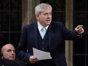 NDP MP Charlie Angus asks a question during question period in the House of Commons on Parliament Hill in Ottawa on Thursday, Oct. 27. 
ADRIAN WYLD/THE CANADIAN PRESS
