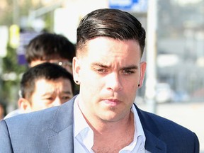 Mark Salling arrives for a court appearance at United States Courthouse - Central District of California on June 3, 2016 in Los Angeles, California. (Photo by Frederick M. Brown/Getty Images)