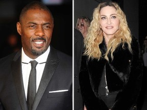 Idris Elba and Madonna. (Getty/WENN.COM)