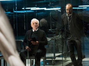 Anthony Hopkins and Jeffrey Wright in a scene from HBO's Westworld (Handout Photo)