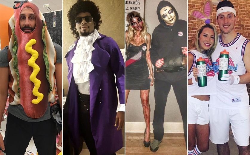 Athletes dress up, ready to trick or treat for Halloween Vermilion