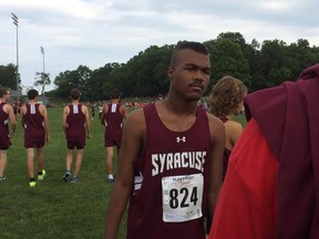 Chase Coleman, a 15-year-old student in Syracuse, N.Y., was competing in a high school cross-country race when he got lost. (Photo courtesy of Clarise Coleman/Washington Post)