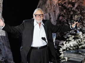Director George A. Romero accepts the Mastermind Award onstage during Spike TV's Scream 2009 held at the Greek Theatre on October 17, 2009 in Los Angeles, California. (Photo by Kevin Winter/Getty Images)