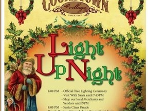 A poster for Cookstown's now cancelled Light Up Night event