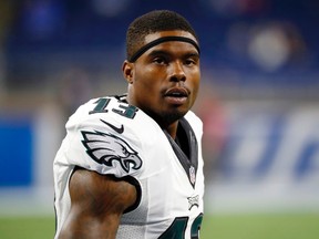 Eagles wide receiver Josh Huff was stopped for speeding and New Jersey authorities found a small amount of marijuana and a gun on Tuesday, Nov. 1, 2016. (Paul Sancya/AP Photo/Files)