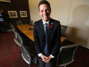 Winnipeg Mayor, Brian Bowman, has been in office for two years. Tuesday, November 01, 2016. Sun/Postmedia Network