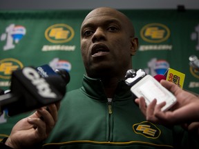 Ed Hervey says the team's opinion of the CFL's live mic program hasn't changed but the Eskimos agreed to wear mics just to put the issue behind them. (File)