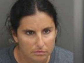 Cops say Alyson Nicole London, 44, used Snapchat and Kik to message a 14-year-old girl. (Apopka police photo)