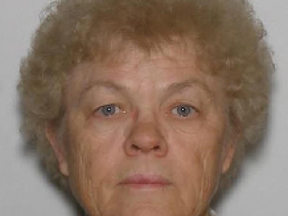 If you see this woman please contact the OPP. She goes by Margaret Hallam.