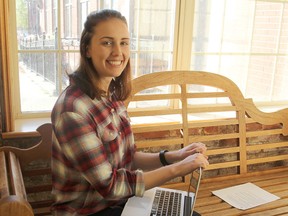 Jessica Bredschneider is part of Ladies Learning Code and is holding a workshop later this month for kids aged eight to 13 who want to learn computer programming. (Michael Lea/The Whig-Standard)