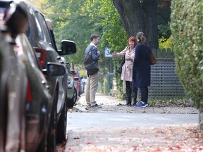 British tabloid reporters in the Seaton Village neighbourhood of Toronto trying to spot Prince Harry and/or his alleged new girlfriend Meghan Markle on Wednesday, November 2, 2016. (Stan Behal/Toronto Sun)