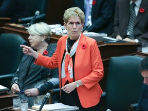 Premier Kathleen Wynne at Queen's Park on Wednesday November 2, 2016. (Veronica Henri/Toronto Sun)