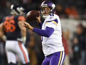 The Vikings offence under quarterback Sam Bradford has become stagnant during their two-game losing streak. Minnesota is playing the Lions on Sunday. (Getty Images)