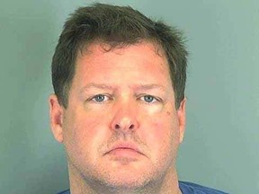 This photo made available by the Spartanburg, S.C., County Sheriff's Office shows Todd Kohlhepp of Moore, S.C. Kohlhepp was arrested Thursday, Nov. 3, 2016, in connection to a woman being found chained inside a storage container on a property in Woodruff, SC.(Spartanburg County Sheriff's Office via AP)