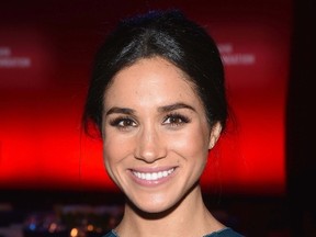 Meghan Markle attends the Elton John AIDS Foundation's 13th Annual An Enduring Vision Benefit at Cipriani Wall Street on October 28, 2014 in New York City. (Photo by Larry Busacca/Getty Images)