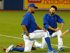 Blue Jays stars Edwin Encarnacion and Jose Bautista are two of 10 players that could leave Toronto via free agency. (Michael Peake/Toronto Sun/Files)