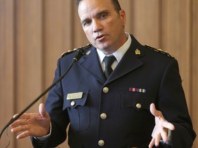 Incoming Winnipeg Police Chief Danny Smyth will be officially sworn in on Tuesday. (Brian Donogh/Winnipeg Sun file photo)