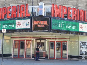 The South Western International Film Film is on this weekend at the Imperial Theatre in downtown Sarnia, Ont. Events include screenings of a dozen feature films, two short film programs, workshops and live music. (Paul Morden/Sarnia Observer/Postmedia Network)