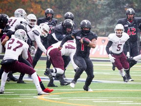 Carleton Ravens running back Jayde Rowe. (Ashley Fraser, Postmedia Network file)